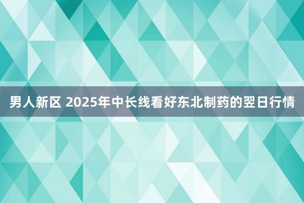 男人新区 2025年中长线看好东北制药的翌日行情