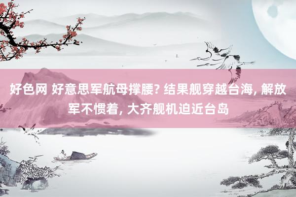 好色网 好意思军航母撑腰? 结果舰穿越台海, 解放军不惯着, 大齐舰机迫近台岛