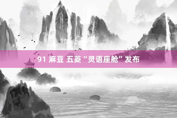 91 麻豆 五菱“灵语座舱”发布